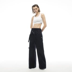 Reebok Victoria Beckham Rib Crop Top Damen - Weiß - DE 529-BYD